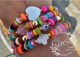 Kleurijke armbanden set maken
