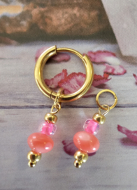 Coral Jade met neon roze