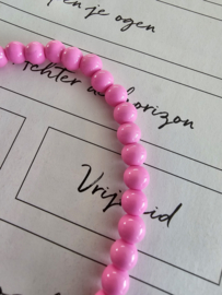 Bubblegum Pink 50/50 beads