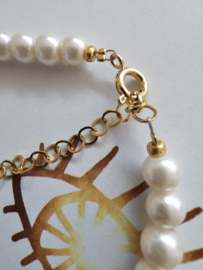 Pearl look met Amethist en Dalmatiër Jaspis