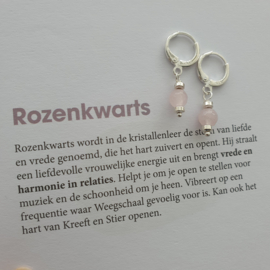 Rozenkwarts bolletjes & Hematiet