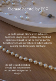Je eigen gebroken sieraad nieuw leven inblazen