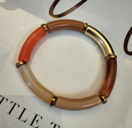 Tube armband op elastiek