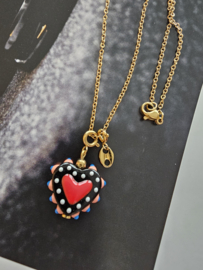 Ketting Lampwork hart