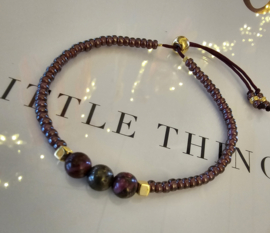 Armbandje Pyriet edelsteen
