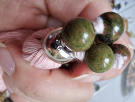 Mini PocketMala Unakiet en Rozenkwarts