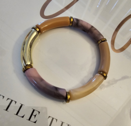 Tube armband op elastiek