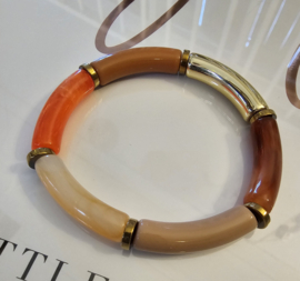 Tube armband op elastiek