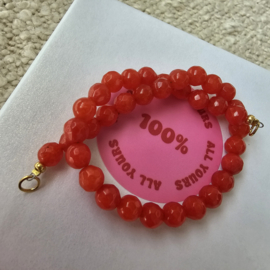 Red lips 50/50 beads
