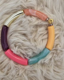 Tube armband op elastiek