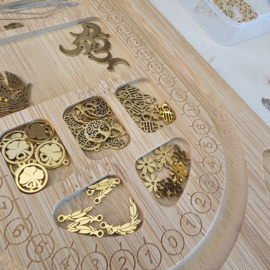 Workshop Bedelarmband stainless steel gold