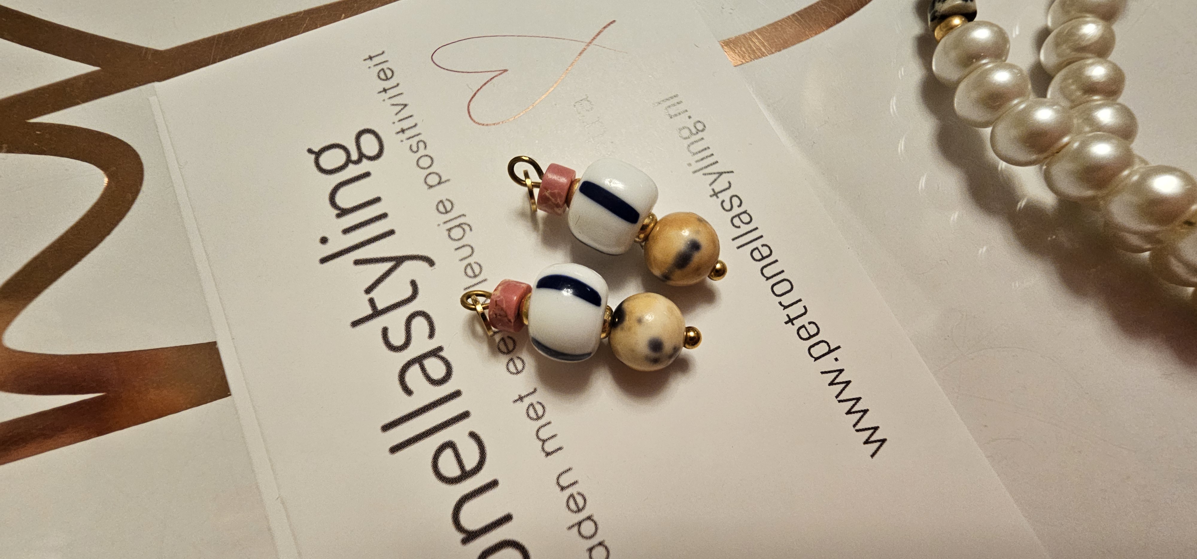 Melissa | Jaspis met Toho beads bedeltjes