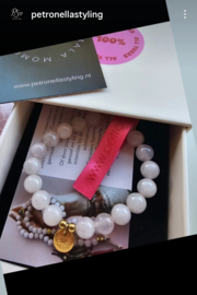 Rozenkwarts met boho muntje