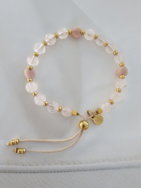 Rozenkwarts & Andes Opaal happy BlessingMala 6mm