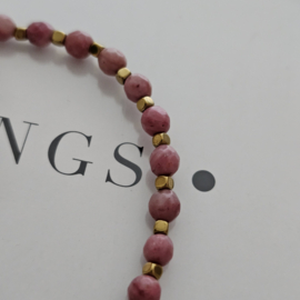 Rhodoniet modulair deel| Duo Essence collectie