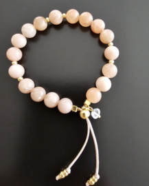 Roze Maansteen Blessing Mala 8mm