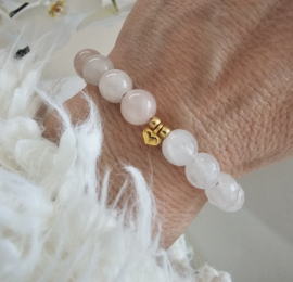 Sneeuwkwarts en Rozenkwarts krachtMala