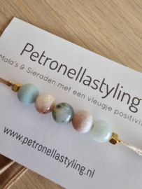Bewustwordings armbandje Zachtheid/Balans