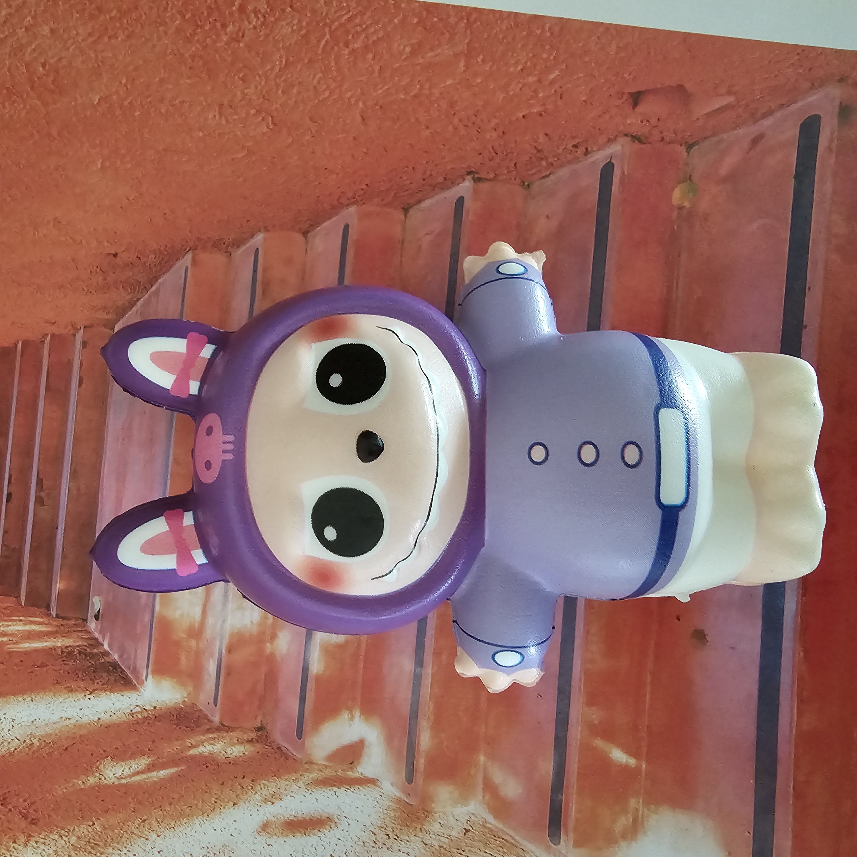 Labubu look alike (Lafufu) squishy met je naam