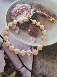 Andes Opaal hartjes armband