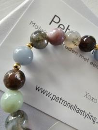 Agaat en Angeliet BlessingMala 8mm