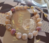 Roze Maansteen & Rhodoniet BlessingMala 8mm
