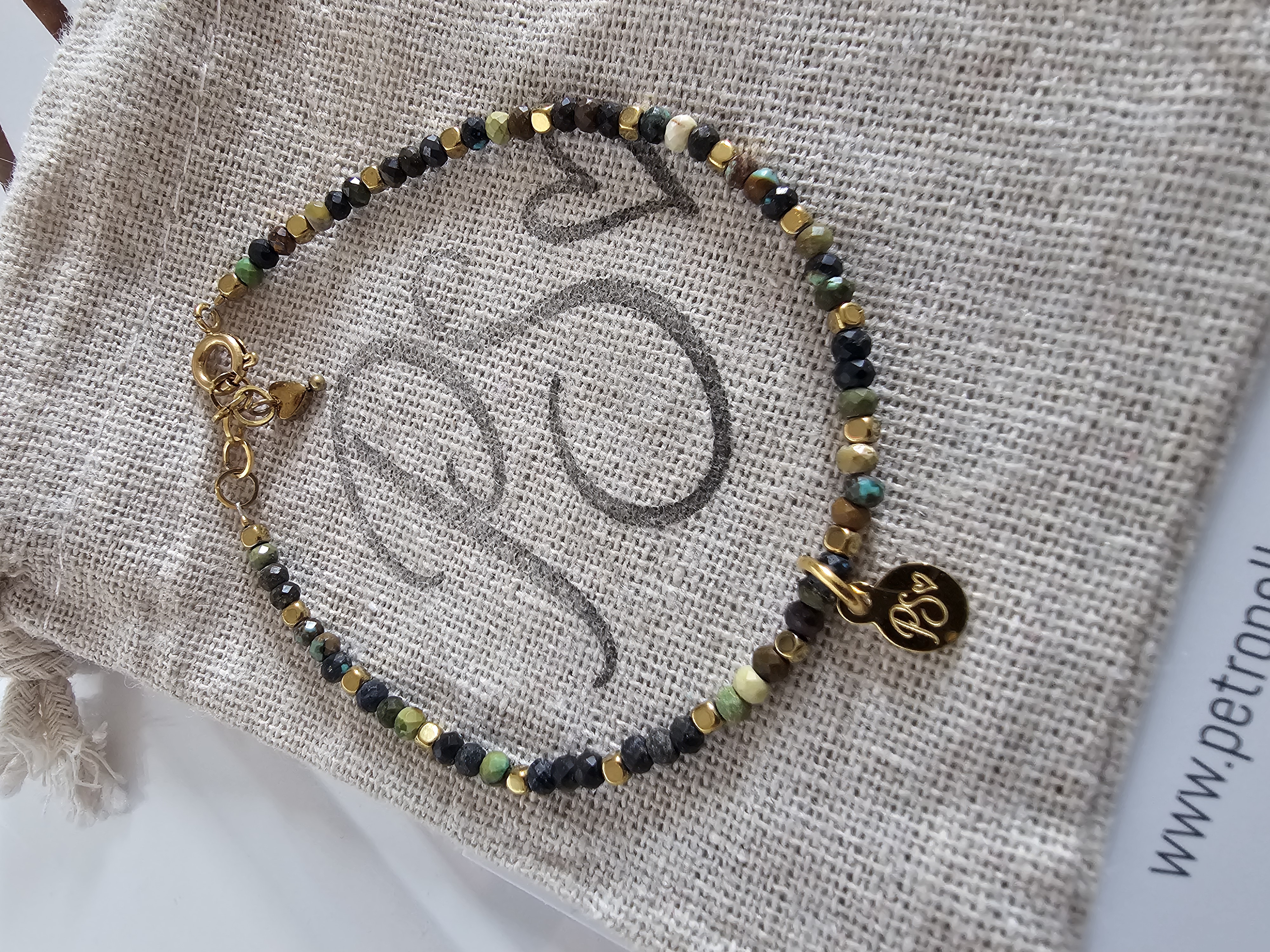 Afrikaanse turkoois armbandje (micro 2mm)