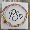Rhodoniet facet | Duo Essence armband