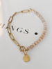 Abrikoos Maansteen | Duo Essence armband