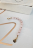 Rozenkwarts tussenstuk | Duo Essence armband