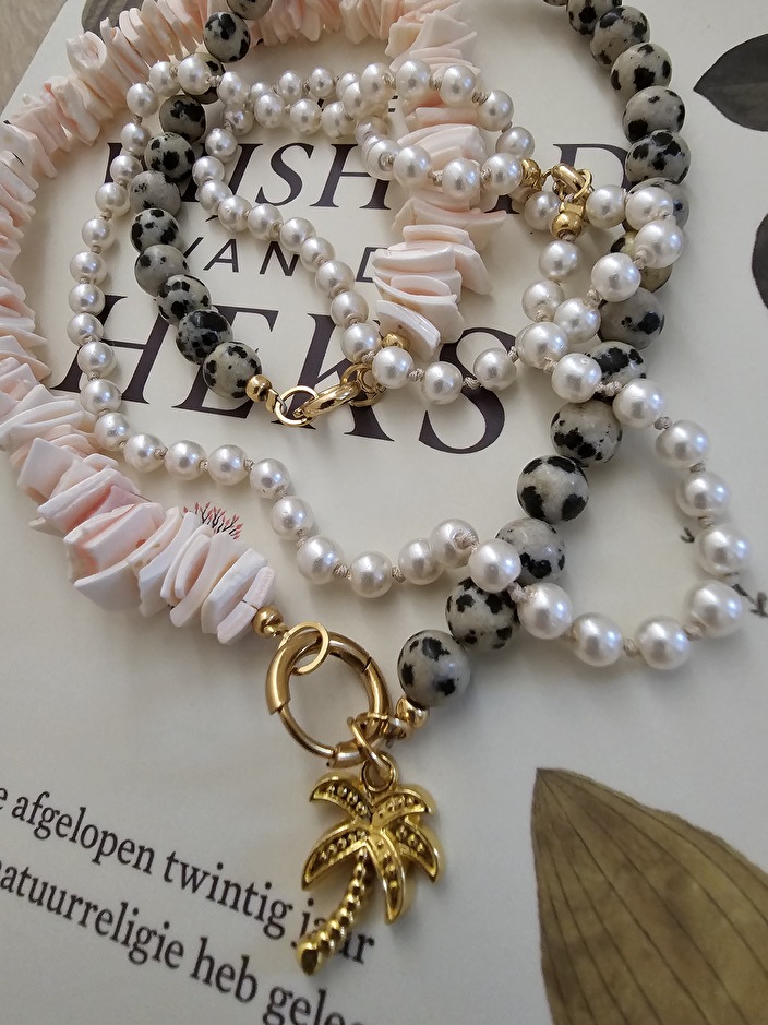 PS♡ ketting parellook