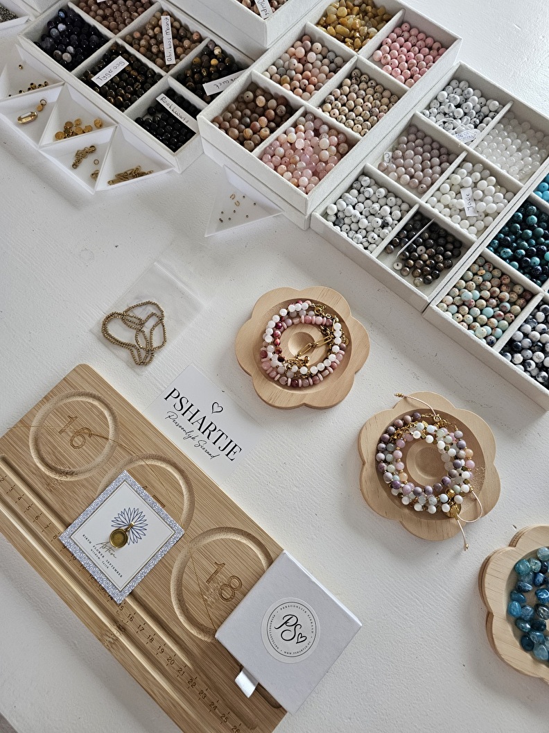Workshops en Kinderfeestjes Atelier PS♡ Lelystad | sieraden workshop Lelystad