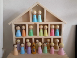 Peg dolls/houten poppetjes  voor de kinderopvang