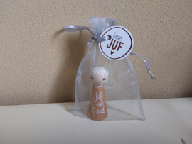 Juf van goud, blond haar