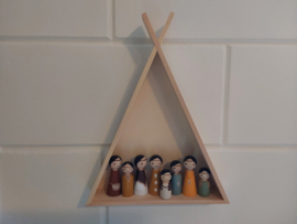 Tipi met set indianen