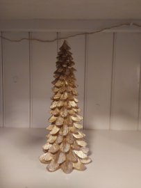 Gouden kerstboom kaars