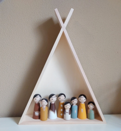 Tipi met set indianen