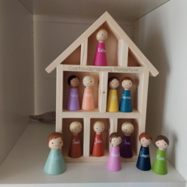 Peg dolls/houten poppetjes  voor de kinderopvang