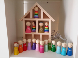 Peg dolls/houten poppetjes  voor de kinderopvang