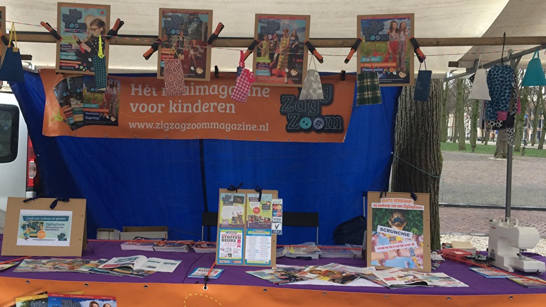 ZigZagZoom on tour met Stoffenbeurs