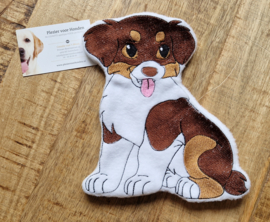 Australian shepherd Knuffel (red tri)