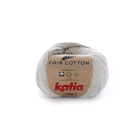 Katia Fair Cotton Gris clair nacré