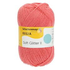 Regia Soft Glitter 100gr Roos koraal