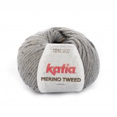 Katia Merino Tweed Gris clair