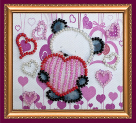 Abris Art 'Bear and Hearts'