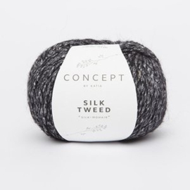 Katia Silk Tweed Zwart