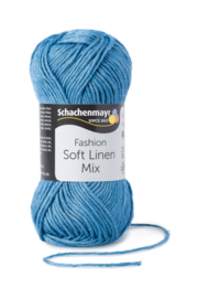 Soft Linen Mix Blauw