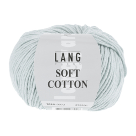 Lang Yarns Soft Cotton Waterblauw