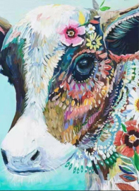 'Cow' Mona Lisa Diamond Painting