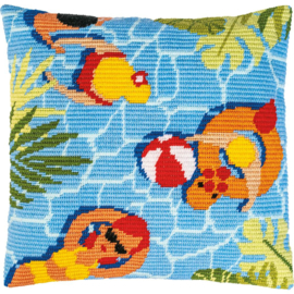 'Piscine Canard' Vervaco - Coussin